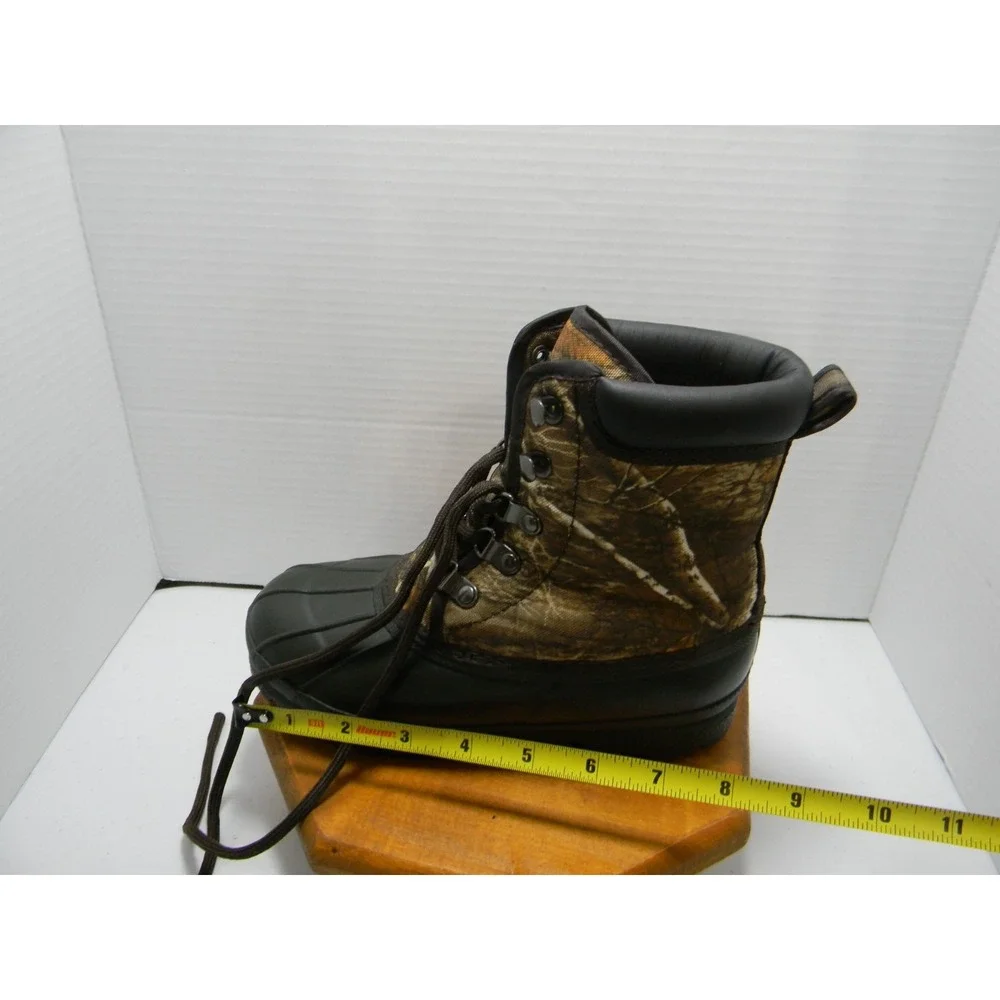Magellan Outdoors Youth 2 Camo Hunting Winter Duck Boots Lace Up Waterproof